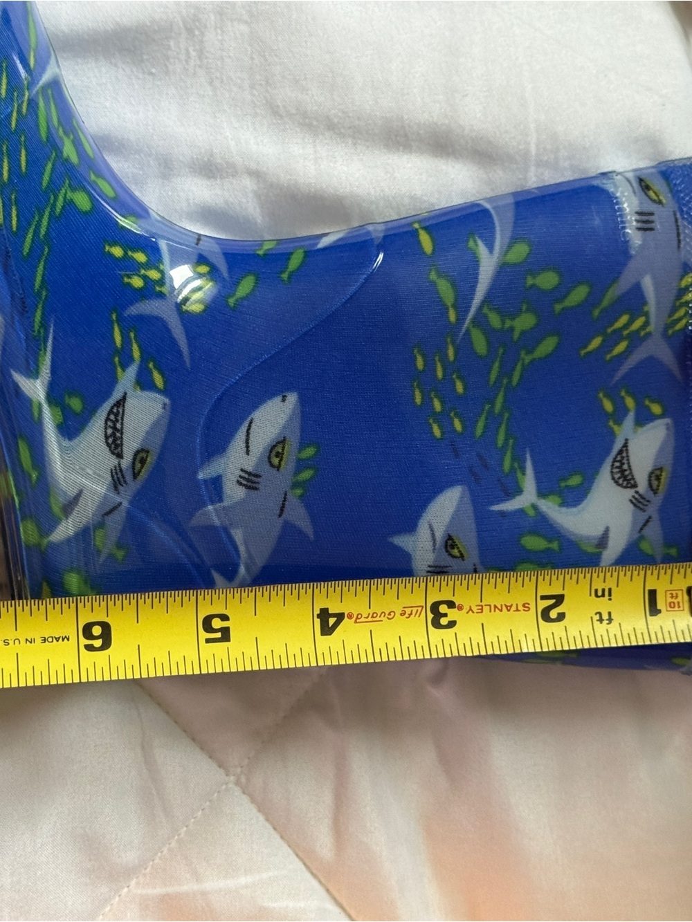 Western Chief Shark Swim Light Up Rain Boots Kids Size 7 Blue NWT Waterproof - Picture 8 of 10